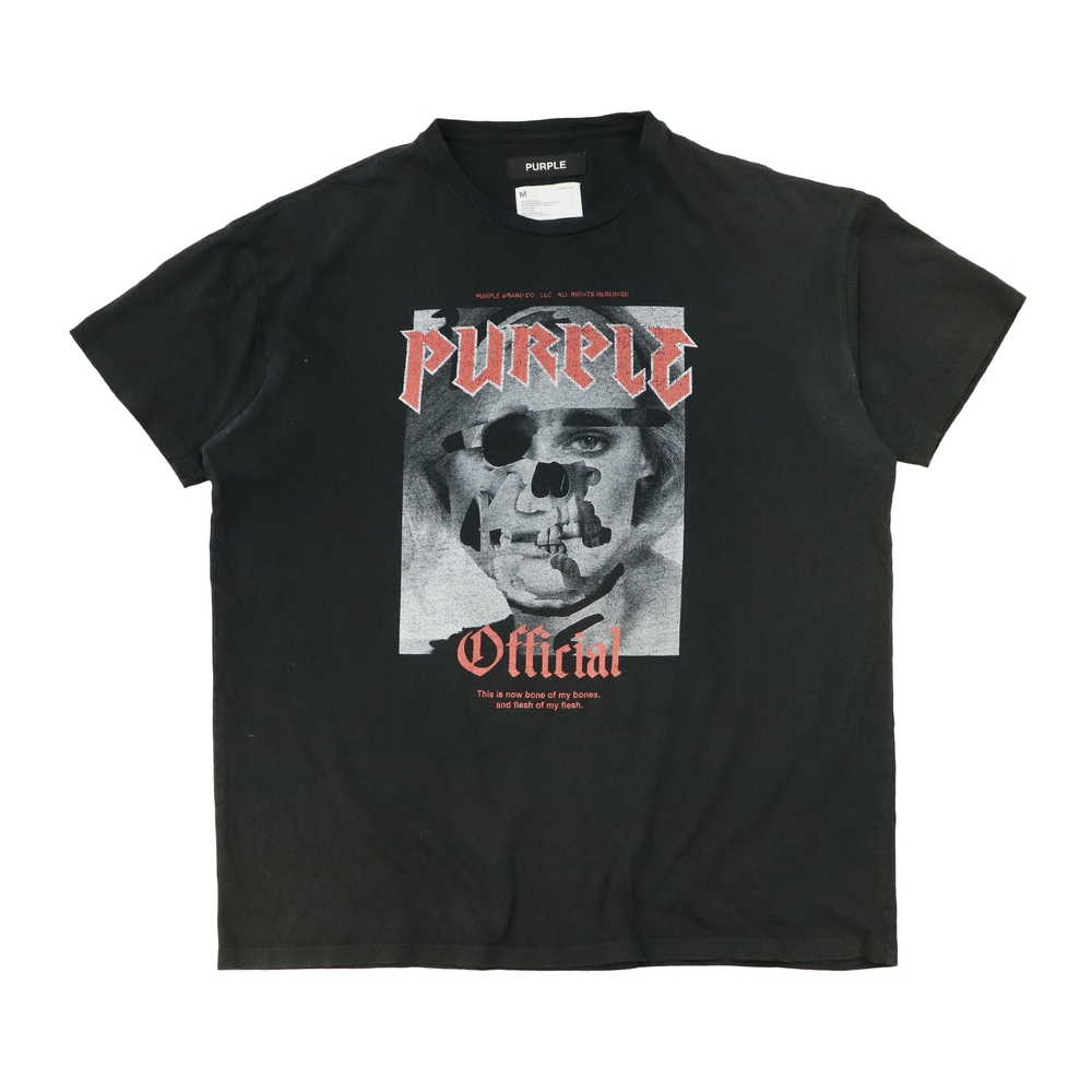 Purple Brand Black T-Shirt Size M